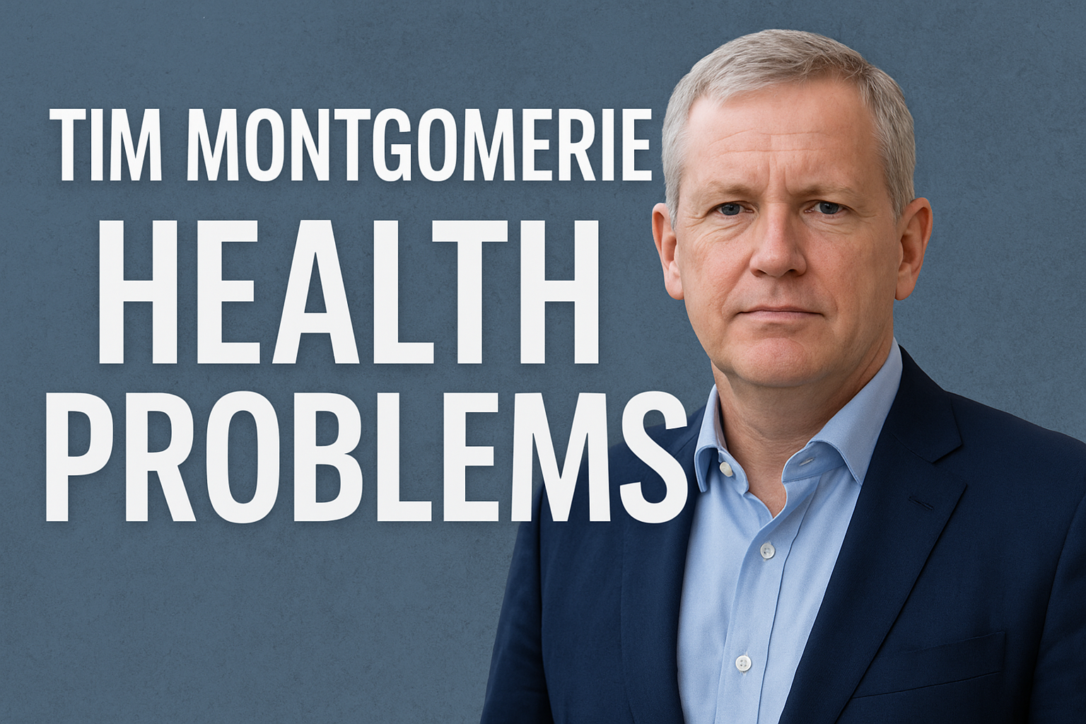 Tim Montgomerie Health Problems